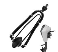 Flusher de Moteur - Boîtier en Caoutchouc et métal pour Moteur Hors-Bord avec Composants Robustes - 14 cm - Cache-Oreilles rectangulaire de Nettoyage de Moteur pour Bateau, Bateau