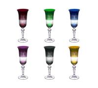 Flûte 15 n cristal taillé - Les 6