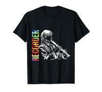 Flûte à Bec Baroque Renaissance - Design Instrument à Vent T-Shirt