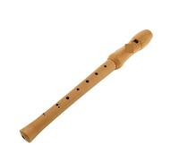 Flûte à bec en bois Flûte à bec Soprano clé C en bois massif avec étui rigide, enregistreur de Type 2 pièces détachable, Instruments vent