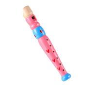 Flûte à Bec en Bois pour Tout-Petits colorée Piccolo pour Enfants Apprentissage du Rythme, Instrument de Musique Sealive Baby éducatif précoce Jouets pour autisme ou Enfant préscolaire (Couleur