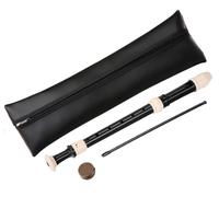 Flute a Bec F-Alto Doigte Baroque pour Debutants Instrument a Vent Set Etui