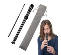 Flûte à bec pour, flûte à bec soprano 8 trous 8 trous, sac de transport | Instrument de soprano Débutant École Étudiant Classe Musique Groupe Orchestre Éducation Apprentissage Pratique Jouer