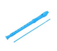 Flûte à Bec Soprano 8 Trous en ABS, Instrument d'Éducation Musicale pour Écoles et Maternelles - Matériau Sain, Facile à Nettoyer, Son Clair et Juste (Bleue)