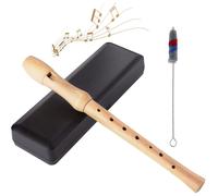 Flûte à bec soprano à 8 trous en do, doigté de style allemand, niveau professionnel, pour débutants et confirmés, matériau sain et facile à