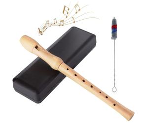 Flûte à bec soprano à 8 trous en do, doigté de style allemand, niveau professionnel, pour débutants et confirmés, matériau sain et facile à