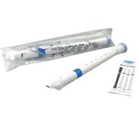 Flute à Bec Soprano Blanche et Bleue Flûtes à bec composite