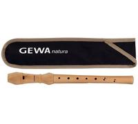 FLUTE A BEC SOPRANO EN BOIS SATINE DOIGTE BAROQUE DOUBLES TROUS GEWA