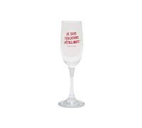 Flute à champagne 15 vec message rose esprit Girl Power - -