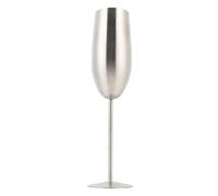 Flûte à Champagne en Acier Inoxydable, capacité de 260 Ml | Matériau durable, nettoyage facile, idéal pour les événements en plein air, performances d\'isolation élevées