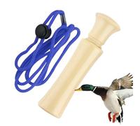 Flûte à leurre d'oiseau | Sifflet de Canard Sauvage avec Cordon Ajustable | Ergonomique Portable Aide à l'Exercice Pour Adultes Chasse Entraînement