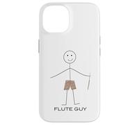 Flûte Amusante pour Homme Guy Boy Flûte Joueur flûtiste Coque pour iPhone 14