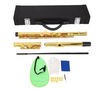 Flûte C 16Key, flûte pour débutant étudiante avec décalage G Key Split E PADS CURTURE COMPLET Kit de transport pour instruments de musique