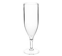 Flûte Champagne Incassable | Lot de 6 Flûtes En Tritan 17 cl Réutilisables | PP Rigide Transparent | Lavables Machine | Sécurité - Durabilité | Evènementiel - Association - Foire - Concert - Camping