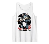 Flûte Chat Classique Musique Joueur Chaton Flûtiste Flûtiste Débardeur