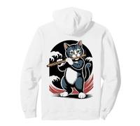Flûte Chat Classique Musique Joueur Chaton Flûtiste Flûtiste Sweat à Capuche