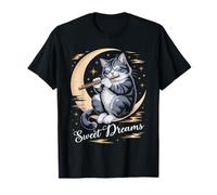 Flûte Chat Moon Dreams Flûte Joueur Chaton Flûtiste Flûtiste T-Shirt