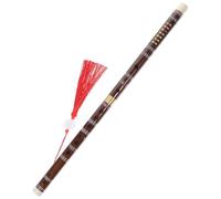 Flûte Chinoise en Bambou à Deux Sections, Laiton, Débutants | Style Nœud Chinois, Tonalité Agréable, Usage Fête et Décoration Maison, pour Amateurs de Couleur Aléatoire Style Aléatoire