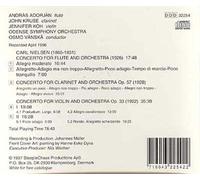 Flute, Clarinet & Violin Concertos
