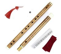 Flûte De Bambou Instrument Flûte En Bambou Faite À La Main Instrument Détachable À Deux Sections Avec Conception À Trou Ouvert(G)