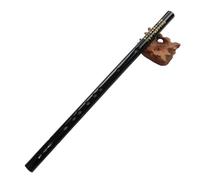 Flûte De Bambou Instrument Flûte En Bambou Noire Accessoires Pour Instruments À Vent Traditionnels(G)