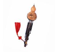 Flûte De Gourde À Trois Tons Instrument Folklorique Professionnel Anti Chute Hulusi Professionnel(G)