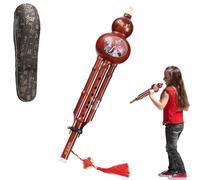 Flûte de, instrument ethnique, hulusi chinois fait à la main, pour débutants, instrument à vent avec deux modes pour les passionnés, les étudiants, les et les professionnels