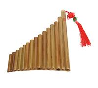 Flûte de Pan, 15 Pipes G Key Instrument de Musique Traditionnelle Chinoise Flûte de Pan Instrument à Vent(Main droite), Instrument à Vent
