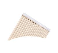 Flûte de Pan à 18 tuyaux en tonalité Do Instrument vent avec embouchure Sac transport pour élèves Débutants Facile apprendre Son beau