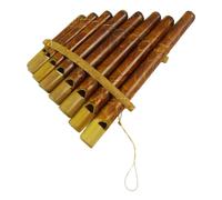 Flûte de Pan Bambou Bois Flûte Sifflet Lotus Flûte Bois Kinderflöte Jouet