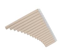 Flûte de Pan, C Key Pan Pipes avec Sac de Transport en Carton pour Enfants Adultes Débutants Personnel Enseignant(beige)