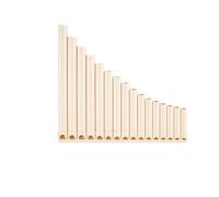 Flûte De Pan En Plastique 16 18 Tuyaux Pour Débutants Pour Enseigner Et Jouer En Clé De Do Spéciale Avec Accessoires De Sarbacane(16 white)