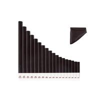 Flûte De Pan En Plastique 16 18 Tuyaux Pour Débutants Pour Enseigner Et Jouer En Clé De Do Spéciale Avec Accessoires De Sarbacane(18 brown)