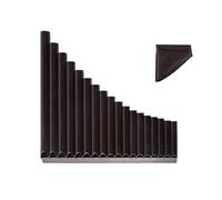 Flûte De Pan En Plastique 16 18 Tuyaux Pour Débutants Pour Enseigner Et Jouer En Clé De Do Spéciale Avec Accessoires De Sarbacane(18 dark brown)