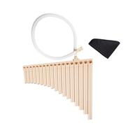 Flûte De Pan En Plastique 16 18 Tuyaux Pour Débutants Pour Enseigner Et Jouer En Clé De Do Spéciale Avec Accessoires De Sarbacane(18 white 4)