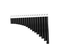 Flûte De Pan En Plastique Flûte De Pan À 16 Ou 18 Tuyaux Pour Débutants Instruments À Vent Faciles À Apprendre Et À Enseigner(18 white and bk)