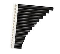 Flûte De Pan En Plastique Flûte De Pan Colorée Facile À Apprendre 16 18 22 Tuyaux Adaptée Aux Débutants Pour Pratiquer Des Instruments De Musique(16 black white)