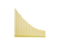 Flûte De Pan En Plastique Flûte De Pan Colorée Facile À Apprendre 16 18 22 Tuyaux Adaptée Aux Débutants Pour Pratiquer Des Instruments De Musique(22 off white)