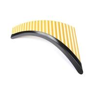 Flûte De Pan En Plastique Flûte De Pan Professionnelle À 22 Tuyaux Avec Base En Clé De Sol En Plastique ABS Accordable(Golden Left)