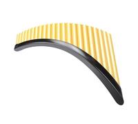 Flûte De Pan Flûte De Pan 22 Tuyaux Pour Débutant Et Adulte Avec Base En Sol En Plastique ABS(Golden Left)