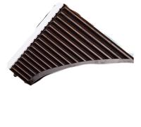 Flûte De Pan Instrument À Vent Flûte De Pan En Résine 18 Tubes Ou 16 Un Instrument Simple Et Portable Pour Débuter(16-tube black)