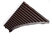 Flûte De Pan Instrument À Vent Flûte De Pan En Résine 18 Tubes Ou 16 Un Instrument Simple Et Portable Pour Débuter(18-tube black)