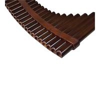 Flûte De Pan Instrument À Vent Flûtes De Pan Avec Bandes Et Cerceaux En Bois Instrument Musique Traditionnel 25 22 Tuyaux C Performance(22pipe G in brown (right hand))