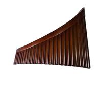 Flûte De Pan Instrument À Vent Instrument Traditionnel À 25 Tuyaux En Do Et Sol Majeur Conçu Par Des Professionnels Robuste Facile Apprendre(25-pipe brown C major left-hand bass)