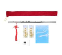 Flûte en Acier Inoxydable Style Rétro pour Débutants, Paquet | Portable et Peu Encombrante, pour Cours Débutants, Spectacle de Rue, Enseignants et Partitions Couleur Aléatoire