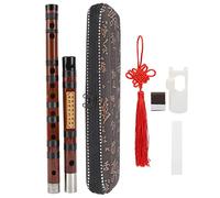 Flûte en bambou F Key 8 ans Flûte en bambou amer Flûte chinoise Dizi avec étui de transport