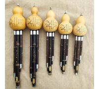 Flûte en bambou noire pour touristes, ton gourde, AReuta Bb, G, F, calebasse, instruments de musique folklorique professionnels, chine G Key