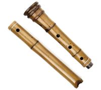 Flûte en bambou professionnelle Flûte traversière en bambou à deux sections clé en ré avec housse pour instruments de musique professionnels