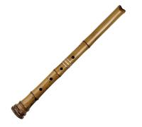 Flûte en bambou professionnelle Flûte traversière en bambou à deux sections clé en ré avec housse pour instruments de musique professionnels