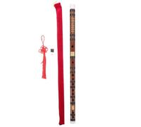Flûte en Bambou Ton G, Instrument de Musique Chinois Rétro, 1 Set